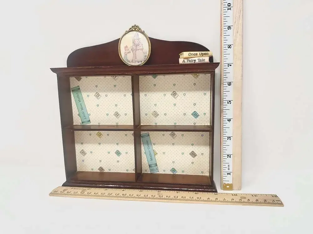 Wooden Fairytale Apothecary Shelf - “ Memories Of Yesterday “ by Enesco 1993